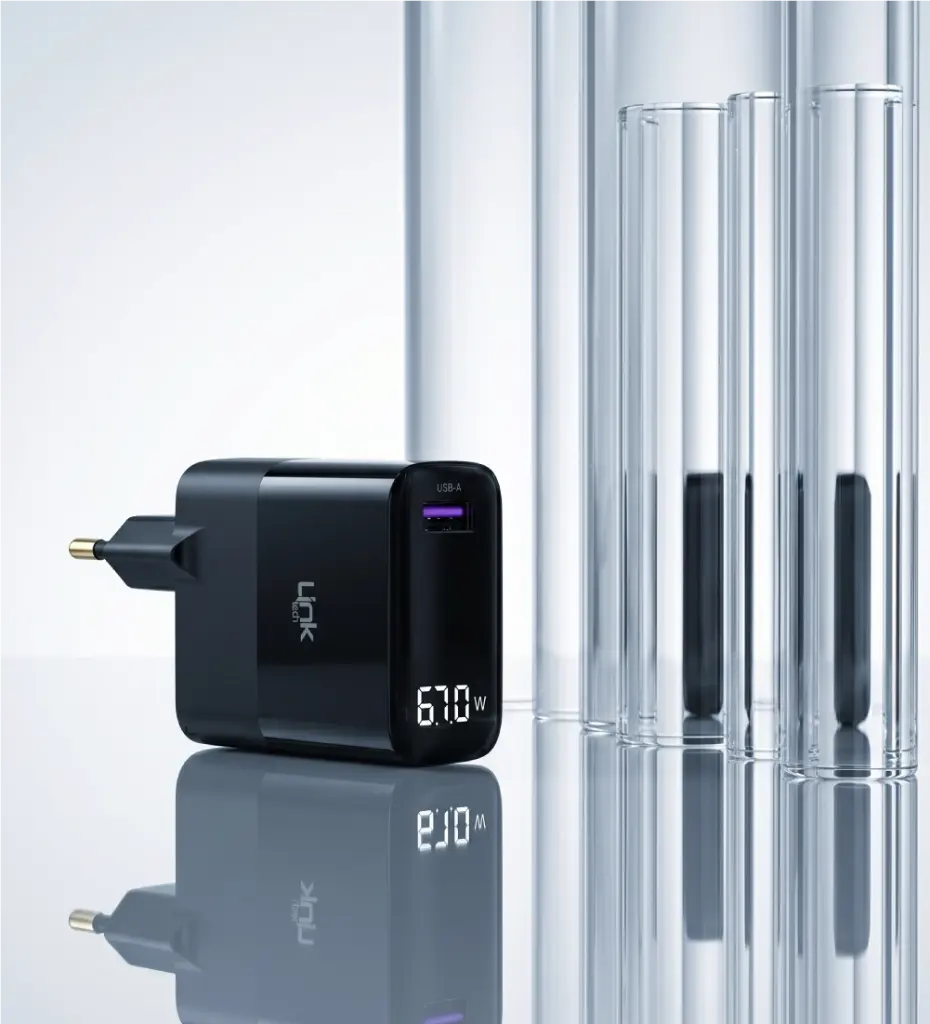 G860 Premium Tip-C Kablolu 67W Süper SI Şarj Adaptörü